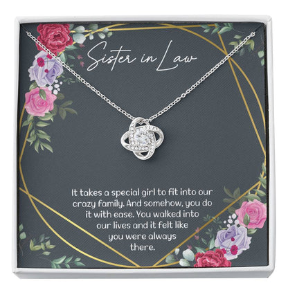 WALKED INTO OUR LIVES - CARD Love Knot Neclace
