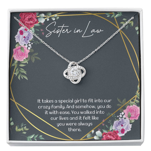 WALKED INTO OUR LIVES - CARD Love Knot Neclace