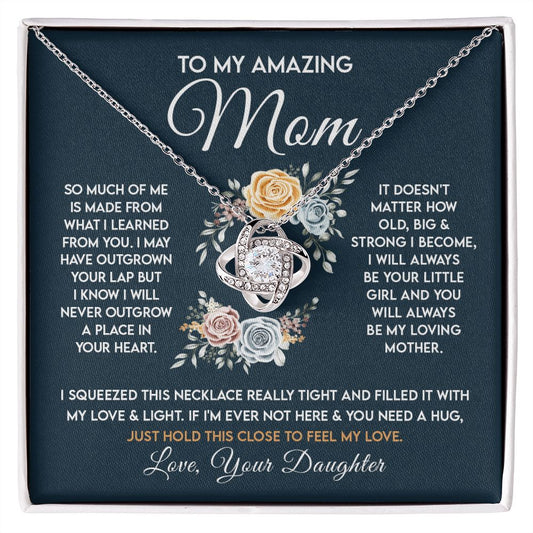 Amazing Mom - Learned From You Love Knot Neclace