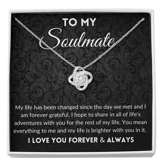 Soulmate | wedding gift for my wife | soulmate jewelry | Gift for future wife | Gift for Fiance  | Promise Necklace