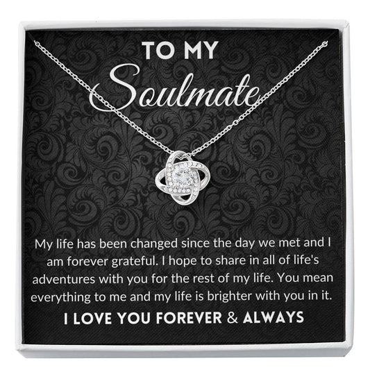 Soulmate | wedding gift for my wife | soulmate jewelry | Gift for future wife | Gift for Fiance  | Promise Necklace