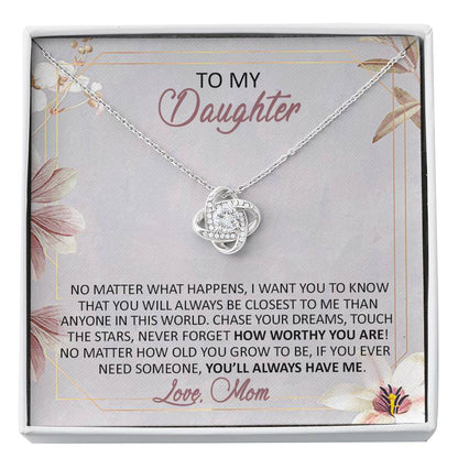 Gift for Daughter - Never forget how worthy you are