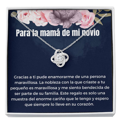 Para la mujer más especial, mi mami Love Knot Neclace