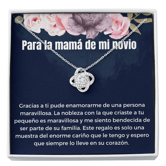 Para la mujer más especial, mi mami Love Knot Neclace