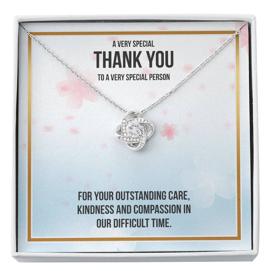 A VERY SPECIAL THANK YOU - CARD Love Knot Neclace