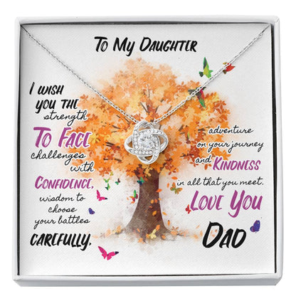 WISH YOU THE STRENGTH - CARD Love Knot Neclace