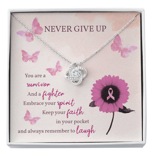 SURVIVOR - CARD Love Knot Neclace