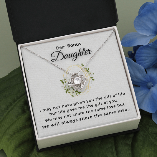 Gift for bonus daughter - Loveknot