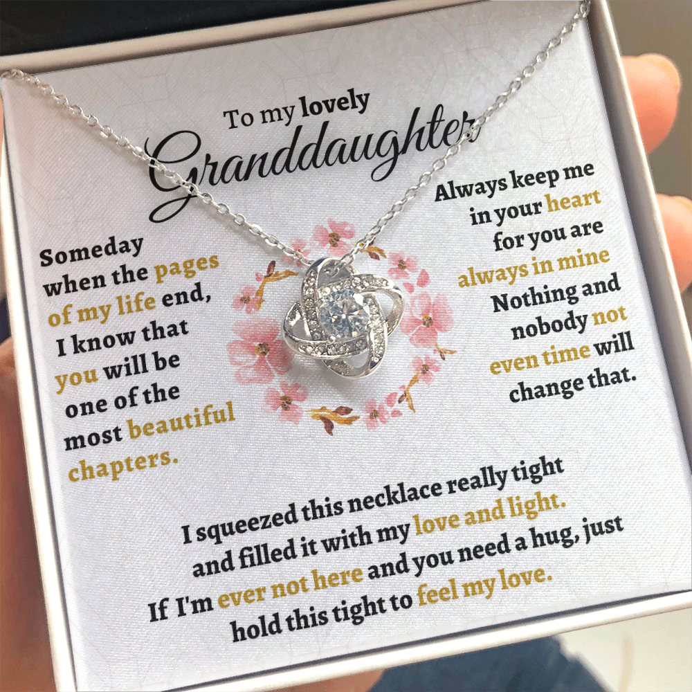 Gift for Granddaughter - Someday when the pages of my life end