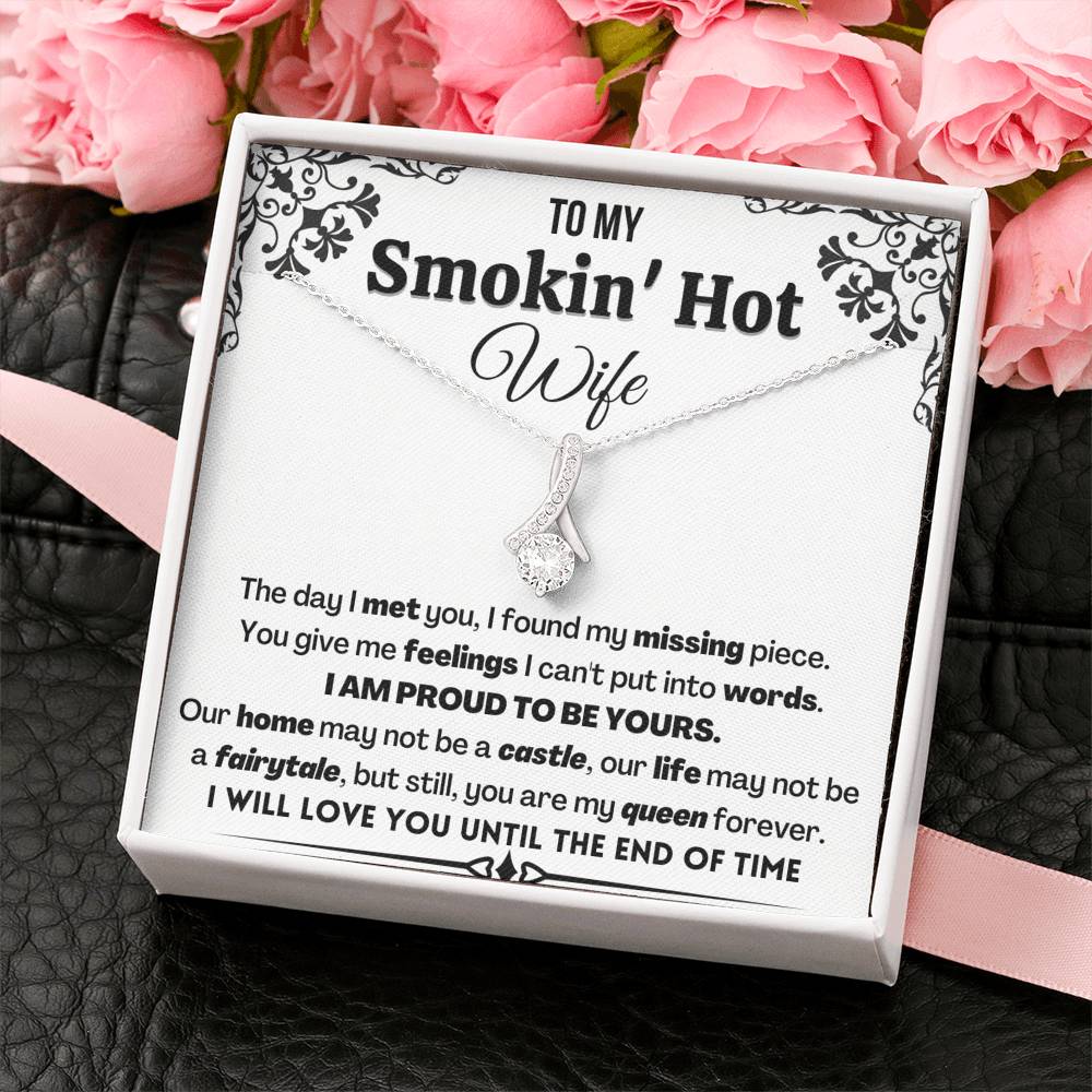 Gift for wife | I am proud to be yours | Alluring Beauty Necklace