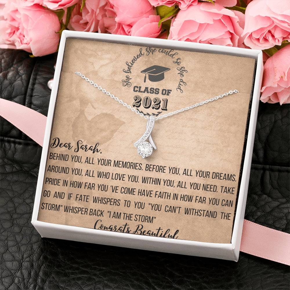 Personalized Graduation Gift - Alluring Necklace