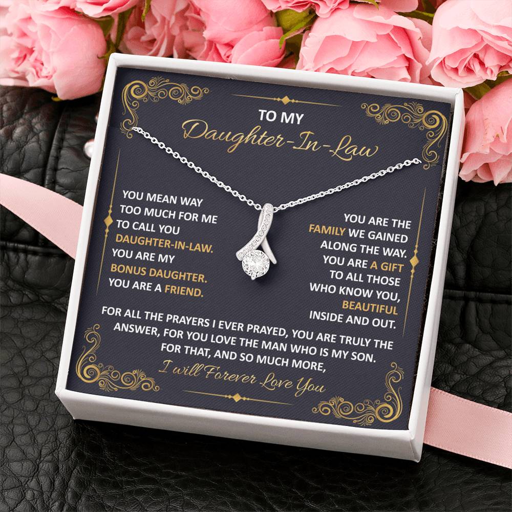 Gift for Daughter in Law  Alluring Beauty Beauty Necklace