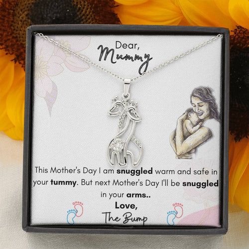 Gift for Mom To Be For Mothers Day Snuggled Warm and Safe in Your Tummy