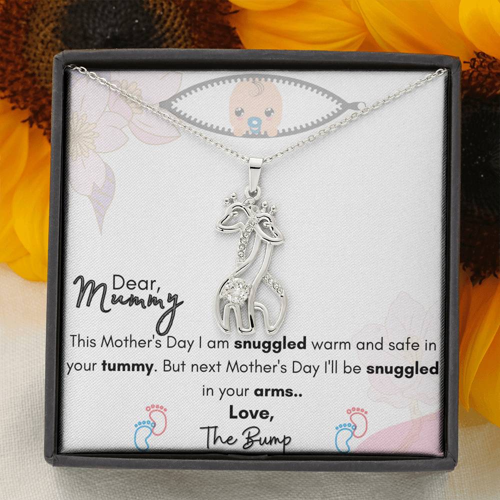 Gift For Mom To Be Dear Mummy Snuggled In Your Tummy