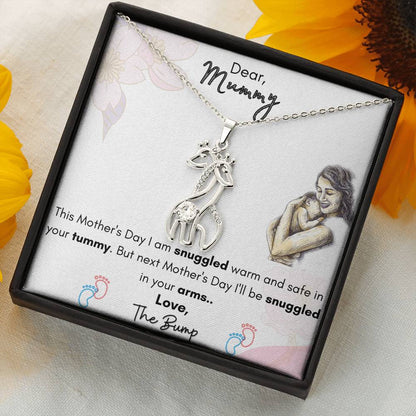 Gift for Mom To Be For Mothers Day Snuggled Warm and Safe in Your Tummy