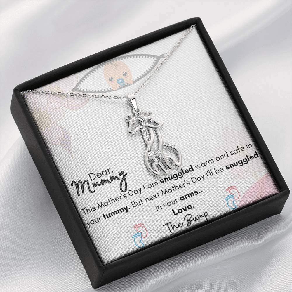 Gift For Mom To Be Dear Mummy Snuggled In Your Tummy