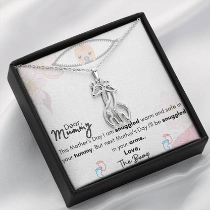 Gift For Mom To Be Dear Mummy Snuggled In Your Tummy