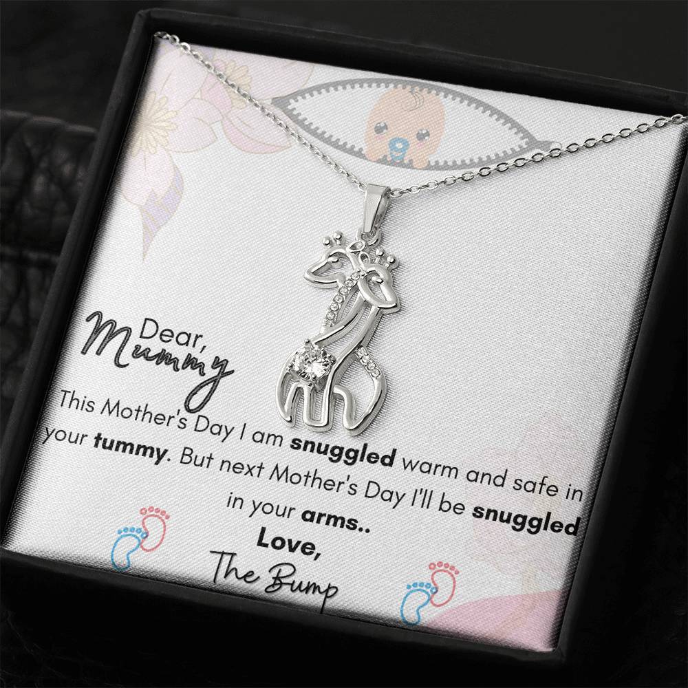 Gift For Mom To Be Dear Mummy Snuggled In Your Tummy