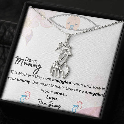 Gift For Mom To Be Dear Mummy Snuggled In Your Tummy