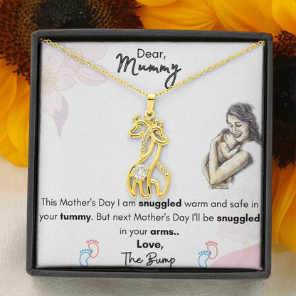 Gift for Mom To Be For Mothers Day Snuggled Warm and Safe in Your Tummy