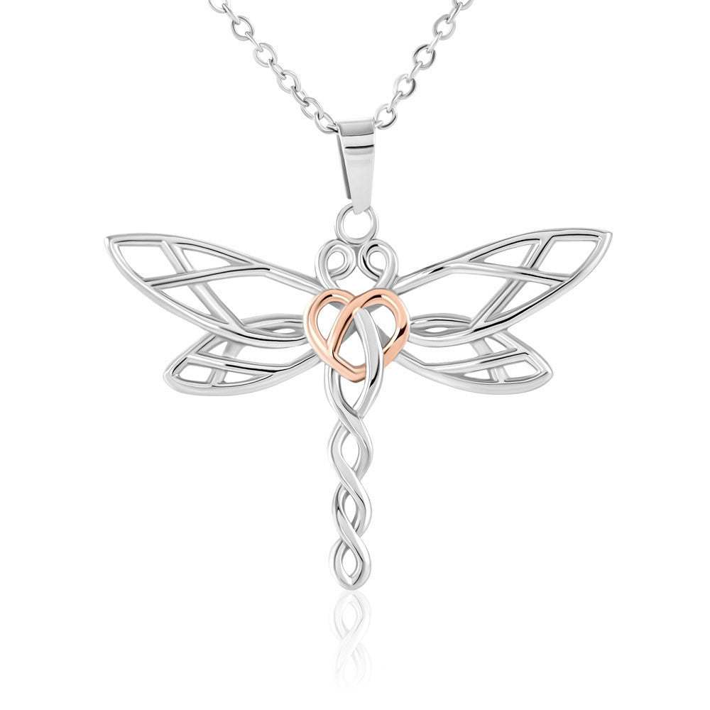 To My Badass Daughter - I am the storm Dragonfly Necklace - Gift for Daughter from Mom - TFG