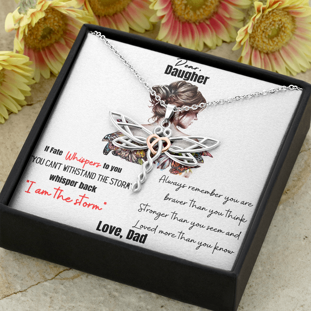 Dragonfly Necklace from Dad