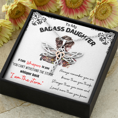 Badass Dragonfly Necklace - From Mom and Dad