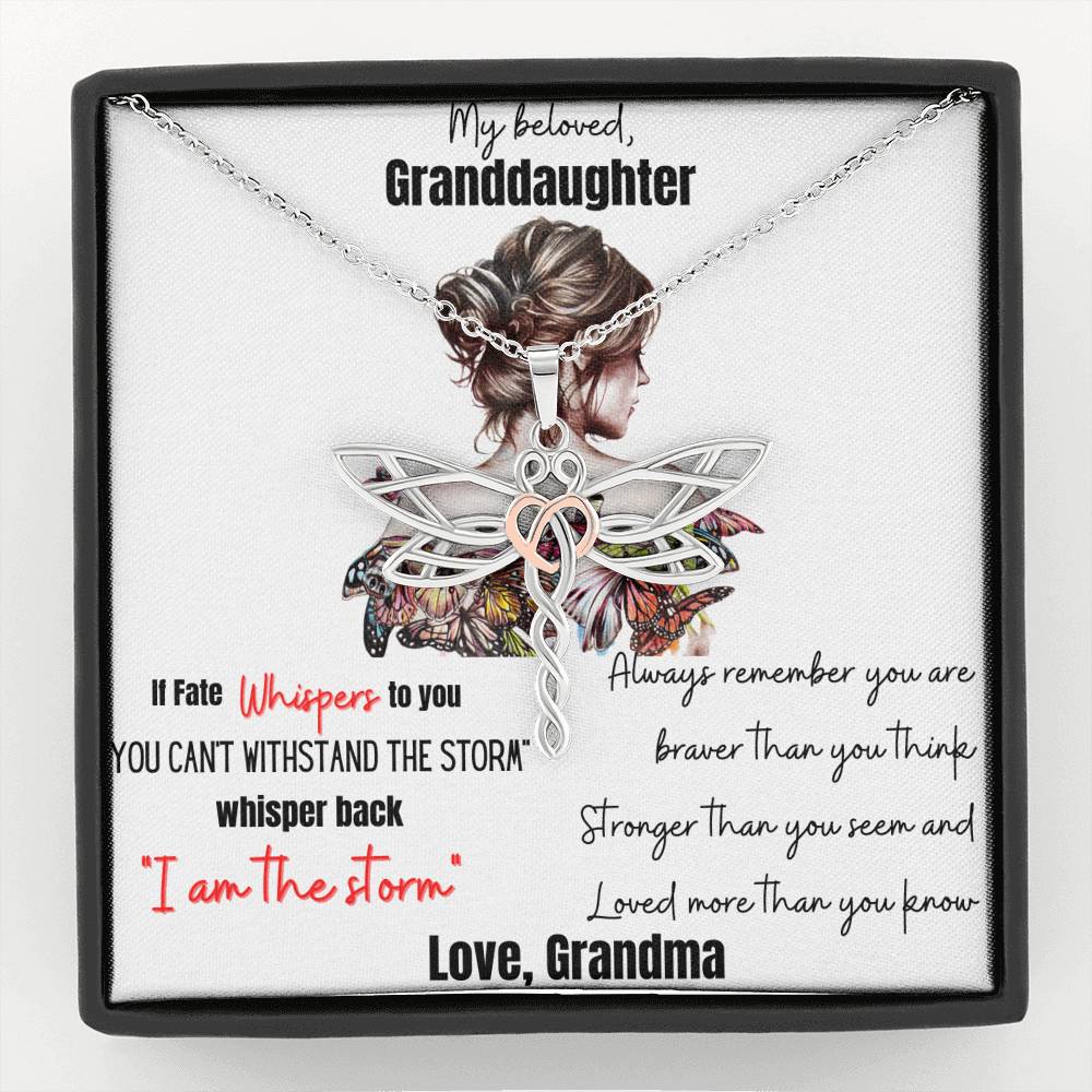 My Beloved Granddaughter If Fate Whispers To You Gift For Granddaughter from Grandma
