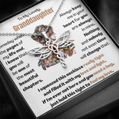 Gift for Granddaughter - I squeezed this necklace really tight