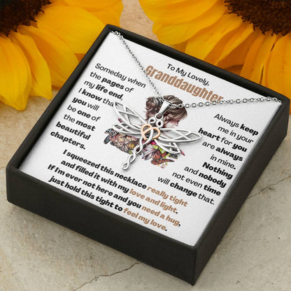 Gift for Granddaughter - I squeezed this necklace really tight