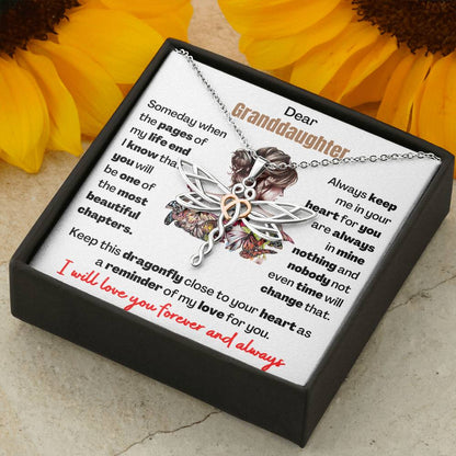 Dragonfly Keepsake for Granddaughter - Perfect Gift for Granddaughter to remember her Grandma  - TFG