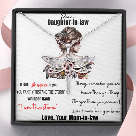 Dear Daughter-in-Law If Fate Whispers To You Gift For Daughter-in-law from Mom-in-law