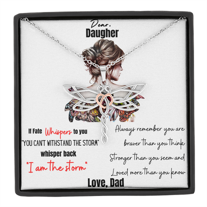 Dragonfly Necklace from Dad