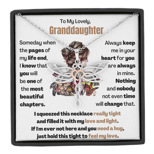 Gift for Granddaughter - I squeezed this necklace really tight