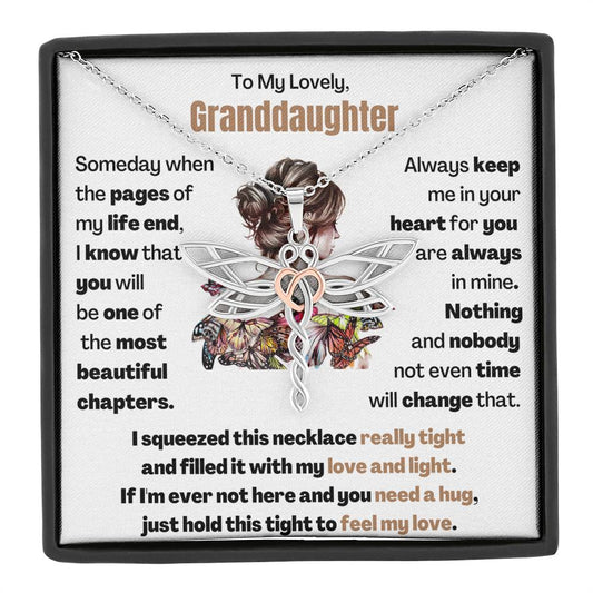 Gift for Granddaughter - I squeezed this necklace really tight