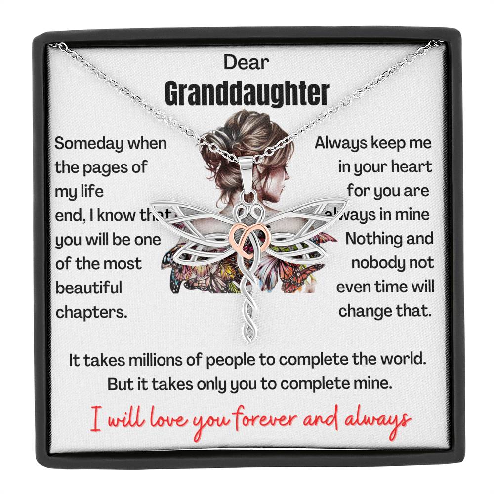 Dear Granddaughter - I will love you forever and always.
