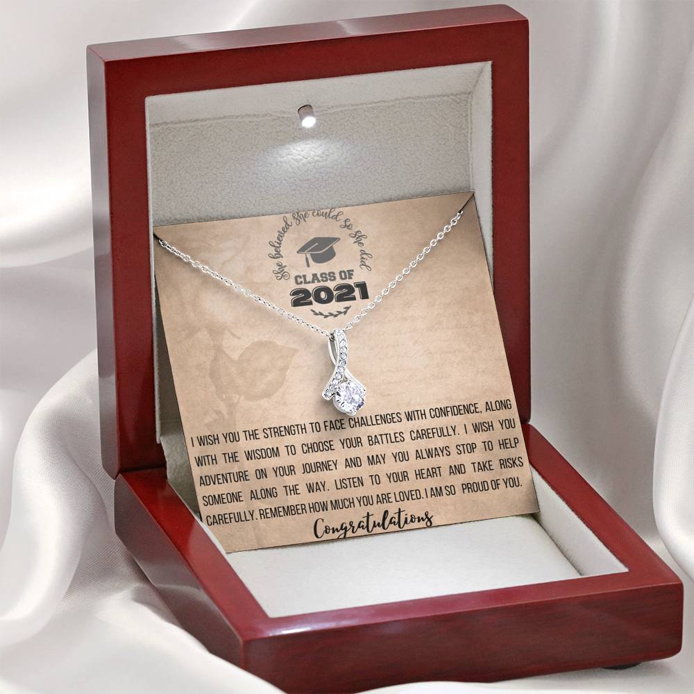 Graduation Gift For Daughter / Granddaughter / Niece Class Of 2021 Graduation Gift
