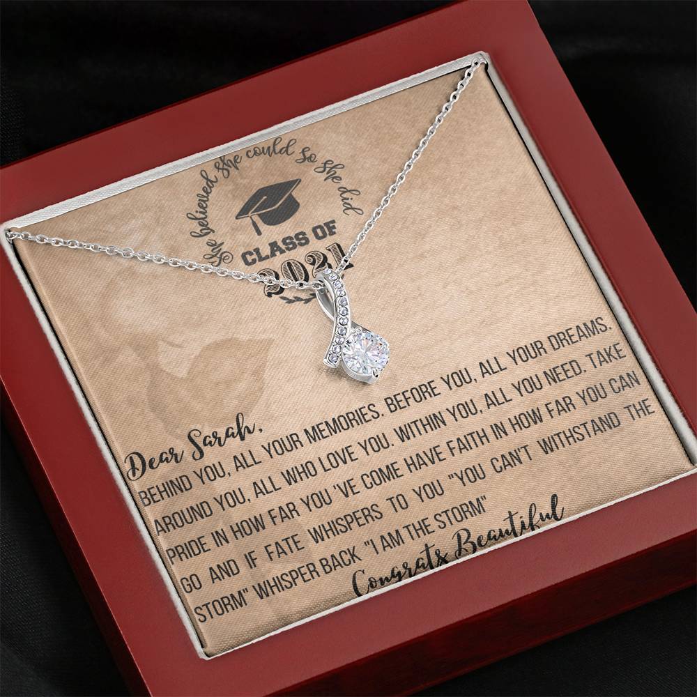 Personalized Graduation Gift - Alluring Necklace