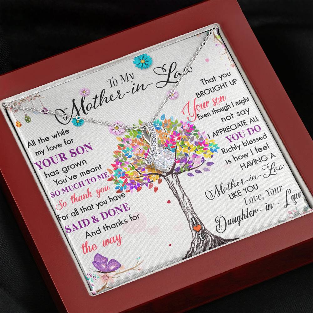 To My Mother In Law | Gift For Mother In Law | Gift For Mom In Law From Daughter In Law | Mothers Day Gift for Mother In Law