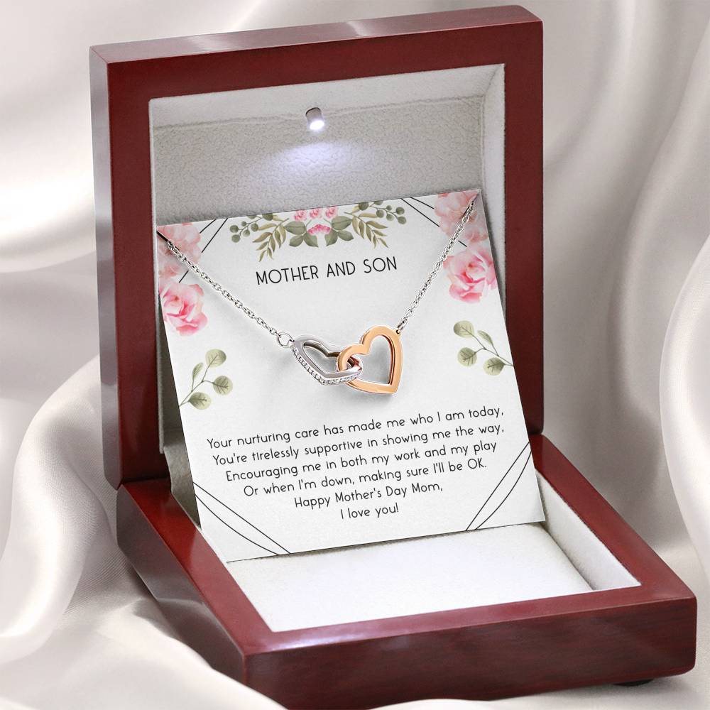Mother's Day Gift From Son | Gift for Mom From Son | Mother Son Gift | Mother's Day Jewelry | Mother's Day Necklace With Card | To My Mom Gift