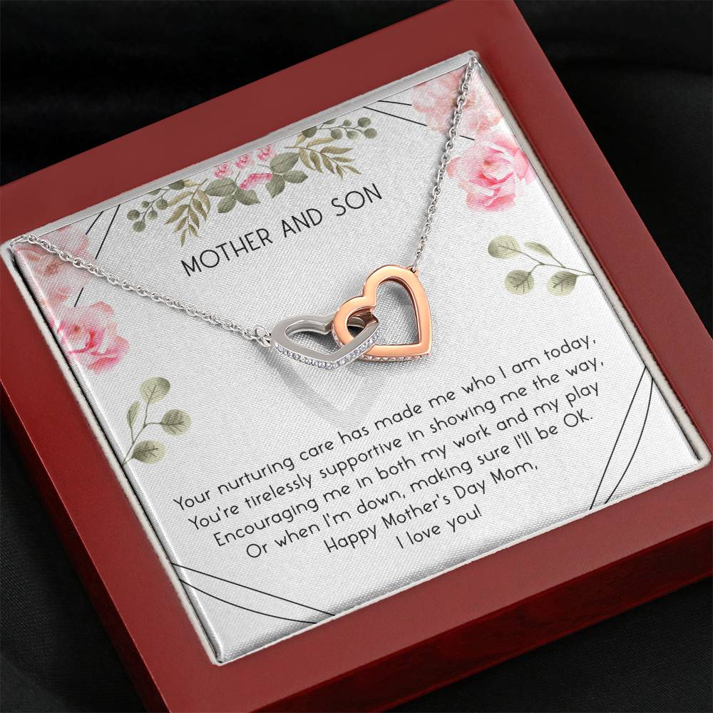 Mother's Day Gift From Son | Gift for Mom From Son | Mother Son Gift | Mother's Day Jewelry | Mother's Day Necklace With Card | To My Mom Gift