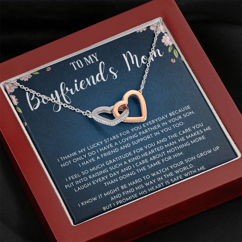 TO MY (11) Double hearts necklace