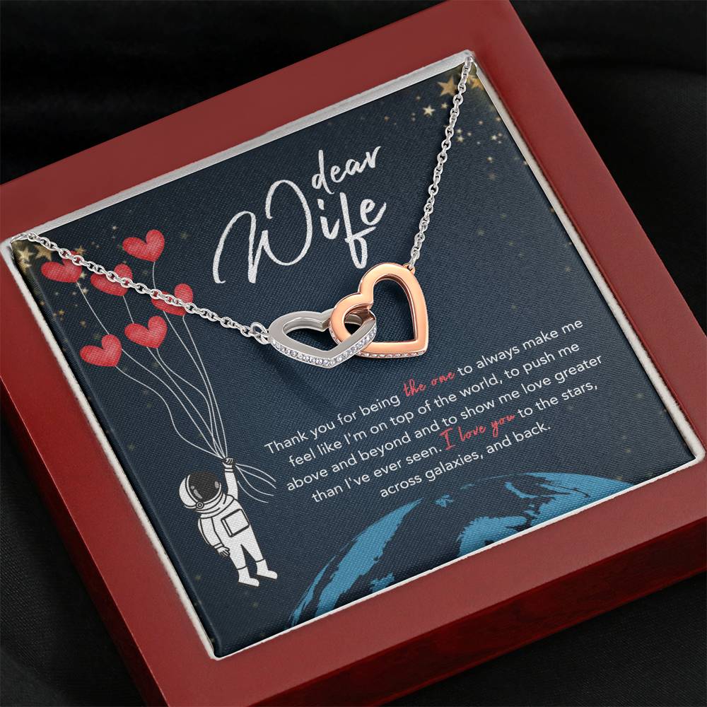 Dear Wife I Love You To The Stars Gift For Wife