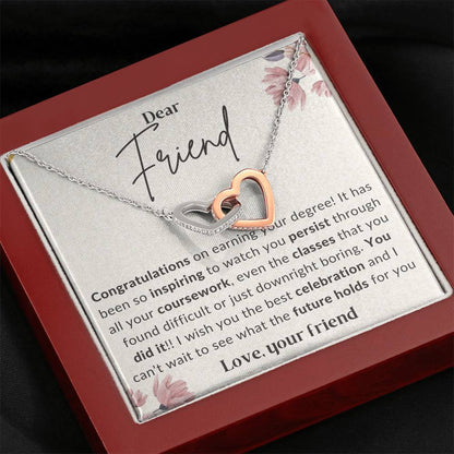 2 Double hearts necklace