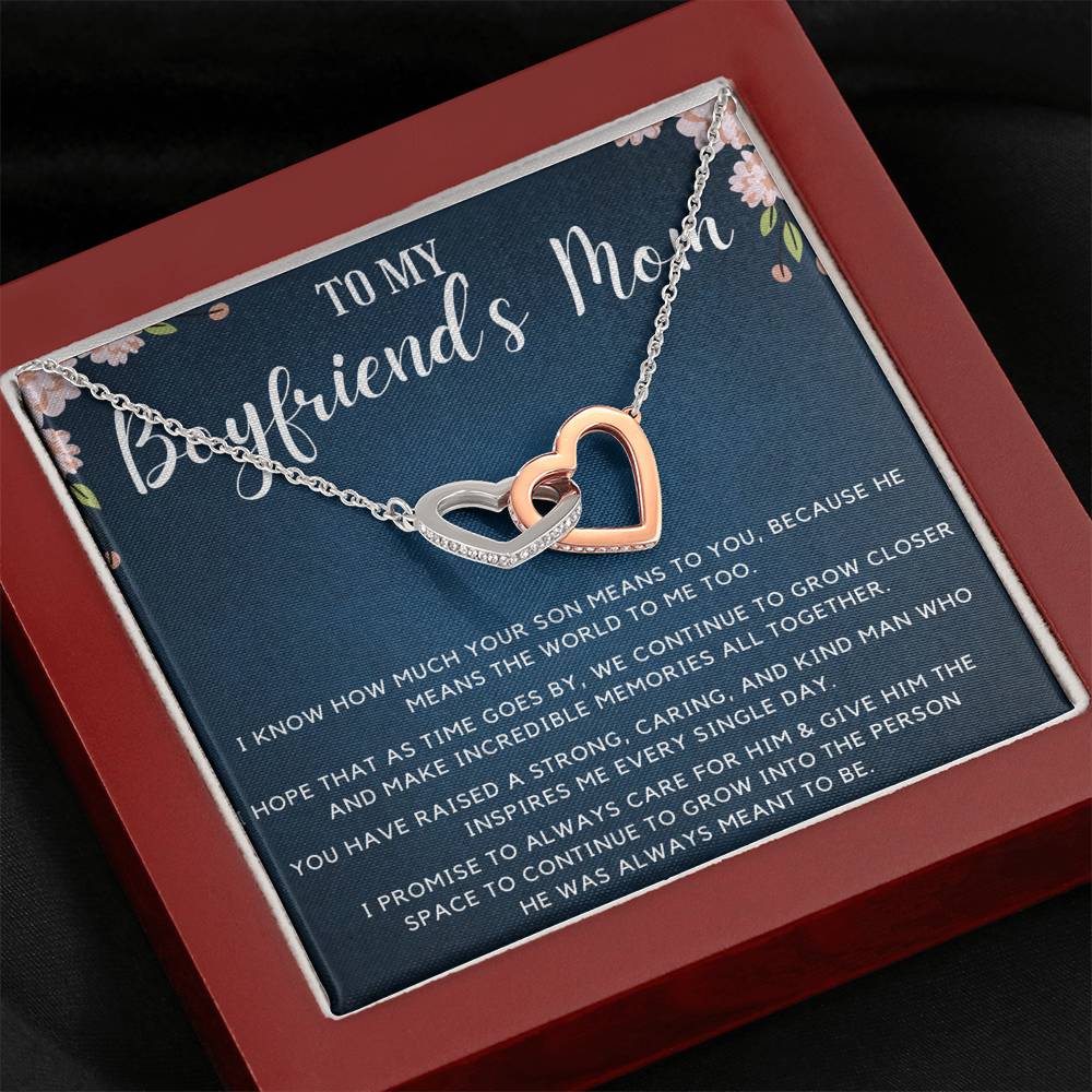 55 Double hearts necklace