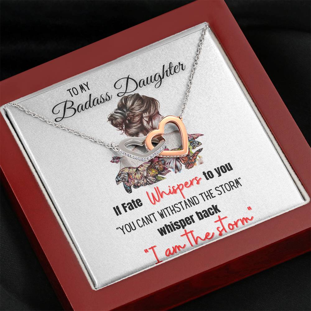 To My Badass Daughter If Fate Whispers To You Gift For Daughter From Mom / Dad