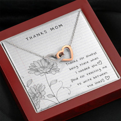 Mother's Day Gift / Birthday Gift For Mom / Christmas Gift For Mom Thanks For Always Being There
