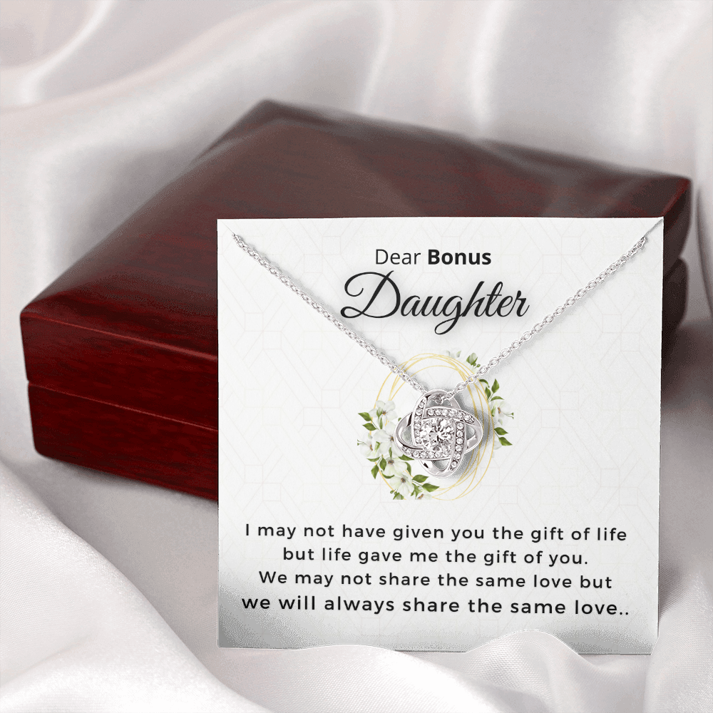 Gift for bonus daughter - Loveknot