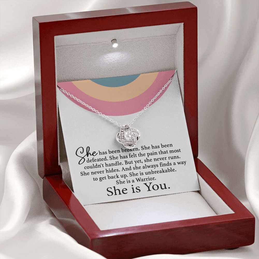 She Is You Love Knot Neclace