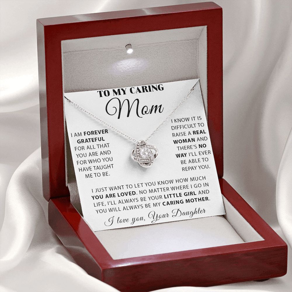 My Caring Mom Love Knot Neclace